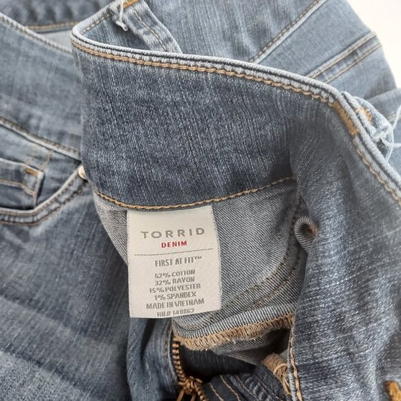 Torrid Size 20T High Rise Denim Jeggings - Picture 7 of 10